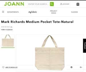 No comment - jo ann and mark richards tote bag